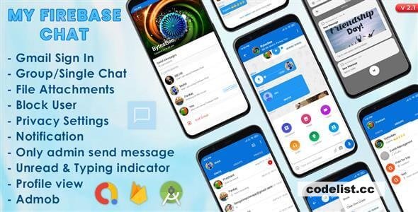 My Firebase Chat v2.1 (Android 11 Support) &raquo; Premium Scripts, Plugins &amp; Mobile