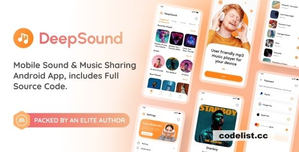 DeepSound Android v3.0 - Mobile Sound & Music Sharing Platform Mobile Android Application » Premium Scripts, Plugins & Mobile