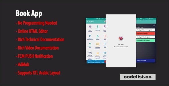 My Book v1.8 - Native Android Book App | Quiz | AdMob | FCM PUSH Notification » Premium Scripts, Plugins & Mobile