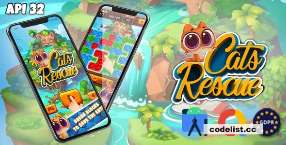 cats rescue (Android Studio+Admob+GDPR) 13 may 2022 » Premium Scripts, Plugins & Mobile
