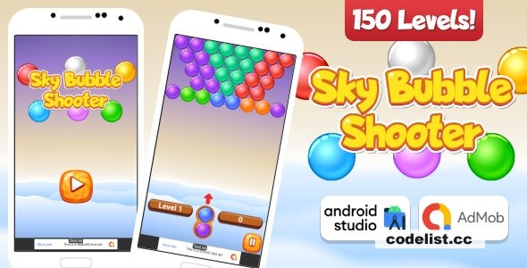 Sky Bubble - Shooter Game Android Studio Project with AdMob Ads - 20 September 2022 » Premium Scripts, Plugins & Mobile