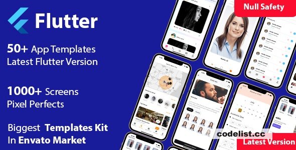 flutter multi-purpose templates / flutter 2 templates / flutter widgets / flutter 50+ templates v2.1 » Premium Scripts, Plugins & Mobile