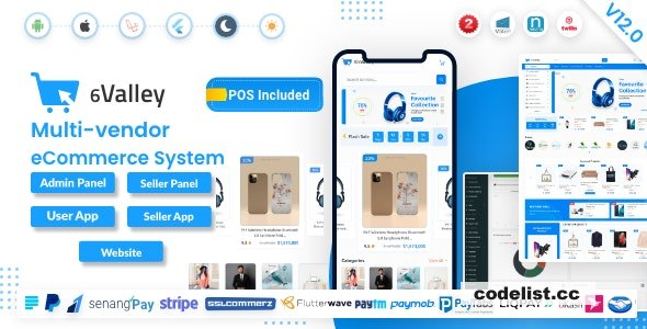 6valley Multi-Vendor E-commerce v12.0 - Complete eCommerce Mobile App, Web, Seller and Admin Panel - nulled &raquo; Premium Scripts, Plugins &amp; Mobile