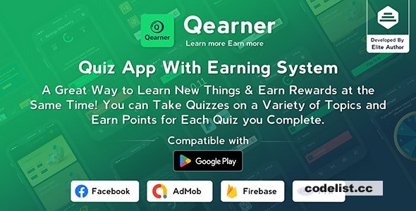 Qearner v2.0.3 ᄄC Quiz App | Android Quiz game with Earning System + Admin panel - nulled » Premium Scripts, Plugins & Mobile