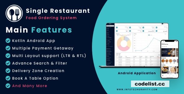 Single Restaurant v8.0 - Android User & Delivery Boy Apps With Laravel Admin Panel - nulled » Premium Scripts, Plugins & Mobile