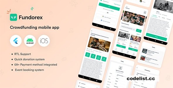Fundorex v1.0.3 - Crowdfunding Platform Flutter Mobile App » Premium Scripts, Plugins & Mobile
