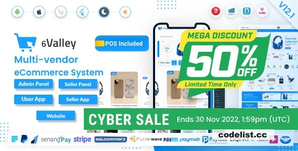 6valley Multi-Vendor E-commerce v12.1 - Complete eCommerce Mobile App, Web, Seller and Admin Panel - nulled &raquo; Premium Scripts, Plugins &amp; Mobile