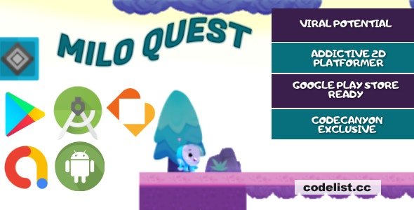 Milo Quest v1.0 - Android Studio - BuildBox - Full Game Template » Premium Scripts, Plugins & Mobile