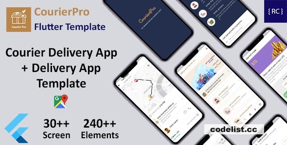 CourierPro v2.6 - Courier Delivery Flutter 3 App Template » Premium Scripts, Plugins & Mobile