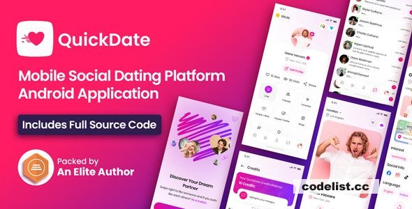 QuickDate Android v2.8 - Mobile Social Dating Platform Application » Premium Scripts, Plugins & Mobile