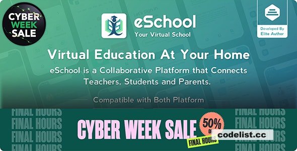 eSchool v1.0.3 - Virtual School Management System Flutter App with Laravel Admin Panel &raquo; Premium Scripts, Plugins &amp; Mobile