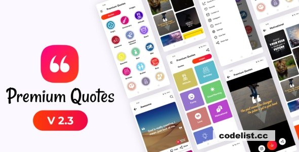 Premium Quotes v2.3 - Quotes App With Admin Panel, Admob and Applovin Ads » Premium Scripts, Plugins & Mobile