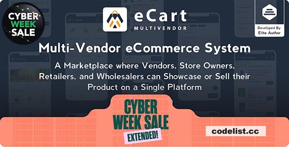 eCart v4.0.1 - Multi Vendor eCommerce System - nulled » Premium Scripts, Plugins & Mobile