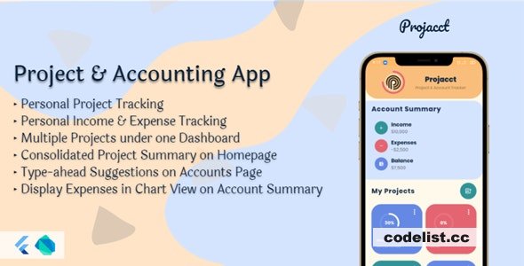 Projacct v1.2.0 - Project and Accounting App » Premium Scripts, Plugins & Mobile