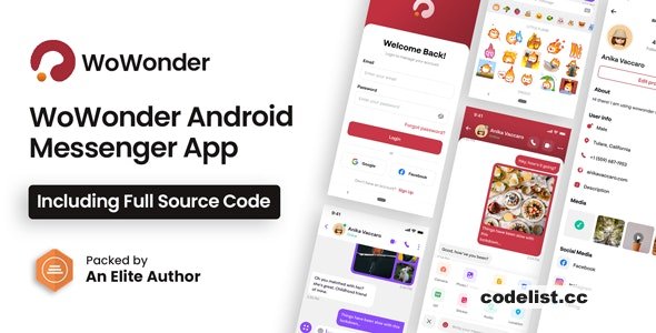 WoWonder Android Messenger v4.8 - Mobile Application for WoWonder Social Script » Premium Scripts, Plugins & Mobile