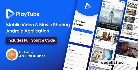 PlayTube v3.8 - Mobile Video & Movie Sharing Android Native Application (Import / Upload) » Premium Scripts, Plugins & Mobile