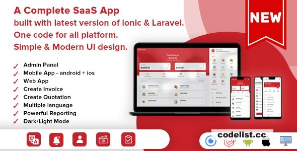 Easy Invoice v1.0 - A Complete Saas Package for Accounting - Android, ios & Web (ionic & Laravel) » Premium Scripts, Plugins & Mobile