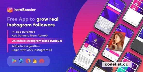 InstaBooster v1.1 - Free App to grow real Instagram followers, likes and views for Android » Premium Scripts, Plugins & Mobile
