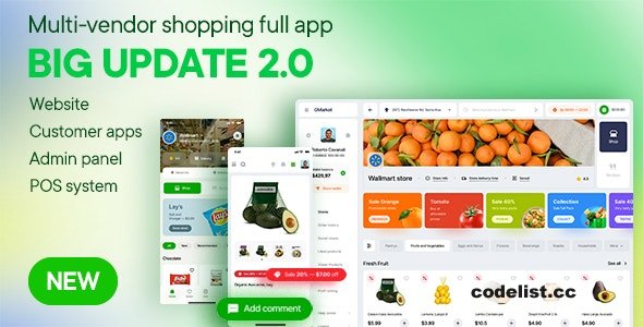Sundaymart - Multi-purpose e-commerce marketplace (Website + Customer apps + Admin panel) - 23 January 2023 » Premium Scripts, Plugins & Mobile