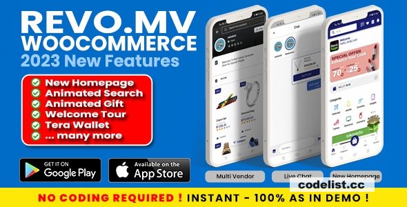 RevoMV v6.0.0 - Multivendor WCFM / Marketplace Flutter Android iOS App - Like Flipkart, Amazon, Shopee - nulled » Premium Scripts, Plugins & Mobile