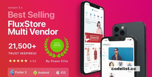 Fluxstore Multi Vendor v3.16.0 - Flutter E-commerce Full App » Premium Scripts, Plugins & Mobile