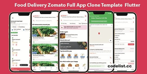 Food delivery full app template zomato clone v1.0 » Premium Scripts, Plugins & Mobile
