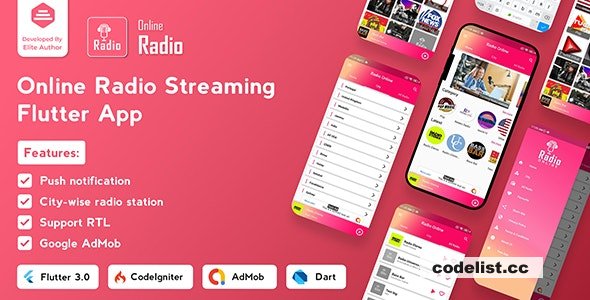 Radio Online v1.0.6 - Flutter Full App » Premium Scripts, Plugins & Mobile