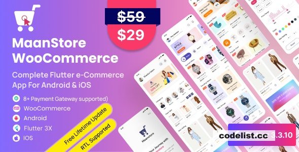 MaanStore v4.1 - Flutter eCommerce Full App ( Android & iOS ) » Premium Scripts, Plugins & Mobile