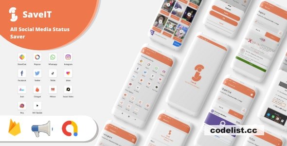 SaveIt v3.0 - Fb, Insta, Whatsapp Story Saver, Josh, Mitron, Moj, MxTakaTak and more Video Saver App » Premium Scripts, Plugins & Mobile