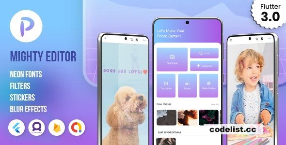 MightyEditor v3.2.2 - Flutter Photo Editor / College App » Premium Scripts, Plugins & Mobile