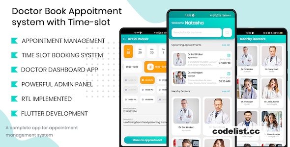 Doctor Finder v8.0 - Appointment Booking With Time-slot app » Premium Scripts, Plugins & Mobile