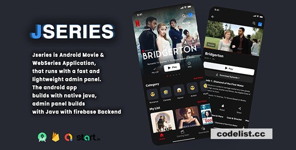 Jseries v1.0 - Movie & Web Series With Firebase backend » Premium Scripts, Plugins & Mobile