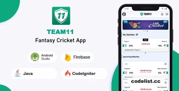 Team11 v1.0.2 - Fantasy Cricket App » Premium Scripts, Plugins & Mobile