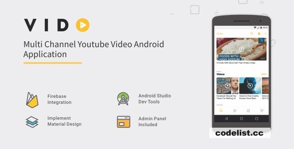Vido v2.2 - Android Youtube Multi Channel » Premium Scripts, Plugins & Mobile