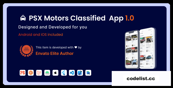 PSX Motors v1.0 - Classified App with Laravel Admin Panel » Premium Scripts, Plugins & Mobile