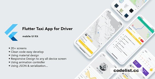 Flutter Taxi App Driver Ui Kit v1.3 &raquo; Premium Scripts, Plugins &amp; Mobile
