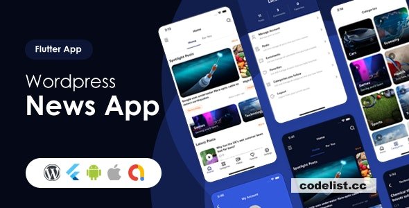 Lucodeia News v1.1.4 - Flutter Wordpress News App | Admob - DarkMode » Premium Scripts, Plugins & Mobile