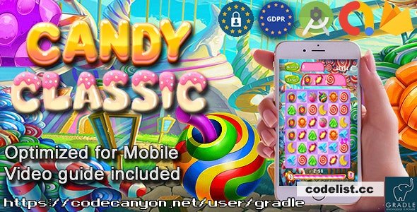 Candy Classic (Admob + GDPR + Android Studio) - 8 July 2023 » Premium Scripts, Plugins & Mobile