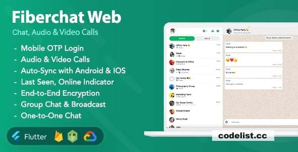 Fiberchat Web v1.0.6 - Chat & Calling Web App - Flutter Web App » Premium Scripts, Plugins & Mobile