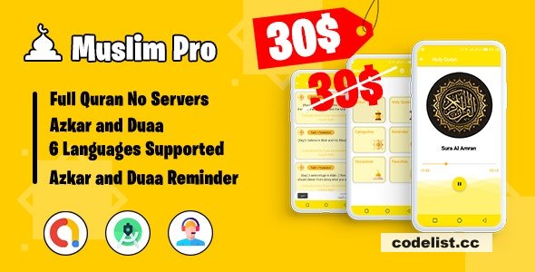 Muslim Pro - Holy Quran & Duaa Reminder » Premium Scripts, Plugins & Mobile