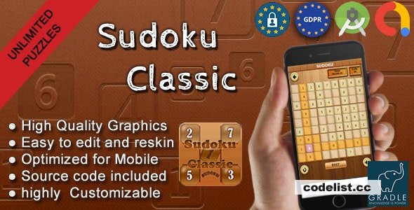 Sudoku Classic (Admob + GDPR + Android Studio) - June 2023 » Premium Scripts, Plugins & Mobile