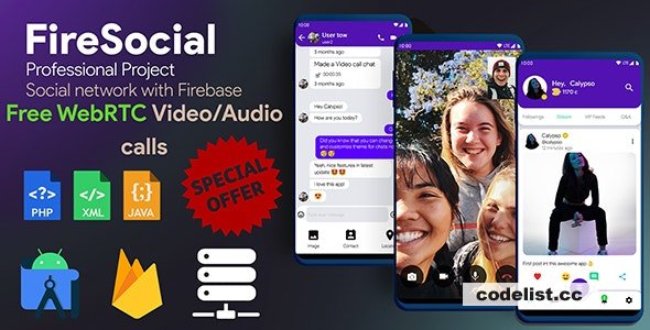 FireSocial v1.8 - Firebase Social Network &raquo; Premium Scripts, Plugins &amp; Mobile