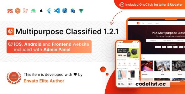 PSX v1.2.1 - Multipurpose Classified Flutter App with Frontend and Admin Panel &raquo; Premium Scripts, Plugins &amp; Mobile
