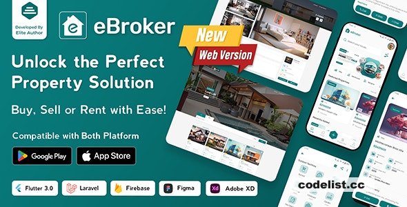 eBroker v1.0.8 - Real Estate Property Buy-Rent-Sell Flutter app with Laravel Admin Panel - nulled » Premium Scripts, Plugins & Mobile