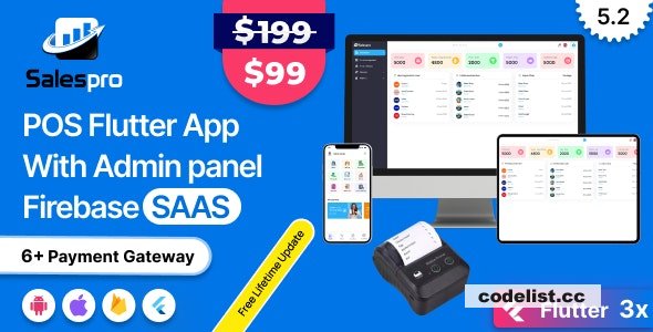 SalesPro Saas v5.2 - Flutter POS Inventory Full App+Admin panel With Firebase » Premium Scripts, Plugins & Mobile
