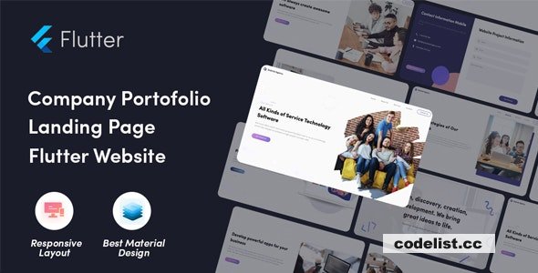 Software Flutter Website v1.0 - Company Profile in flutter 3.0 flutter website » Premium Scripts, Plugins & Mobile