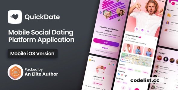 QuickDate IOS v2.2 - Mobile Social Dating Platform Application » Premium Scripts, Plugins & Mobile