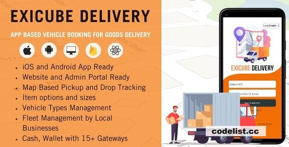 Exicube Delivery App v3.5.0 &raquo; Premium Scripts, Plugins &amp; Mobile