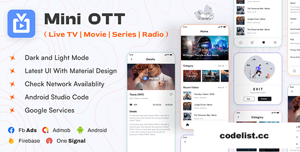 Mini OTT v2.0 - Live TV, Streaming, Movie, Radio » Premium Scripts, Plugins & Mobile