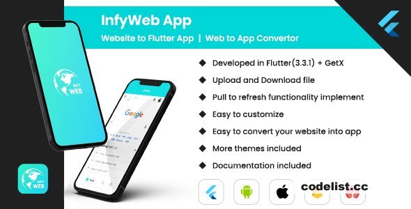 Web to App v1.0 - Convert Website to Flutter App | Web View App | Web to App Convertor (Android, iOS) » Premium Scripts, Plugins & Mobile